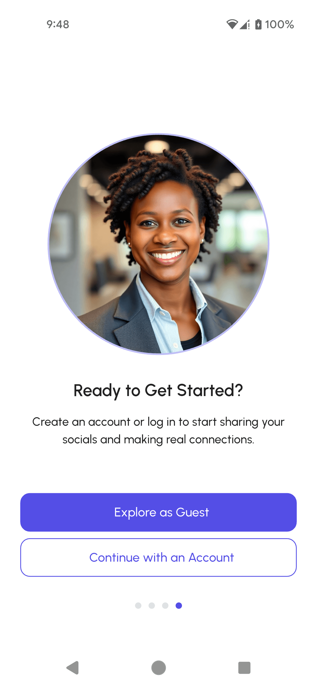LinkUp app screen 7