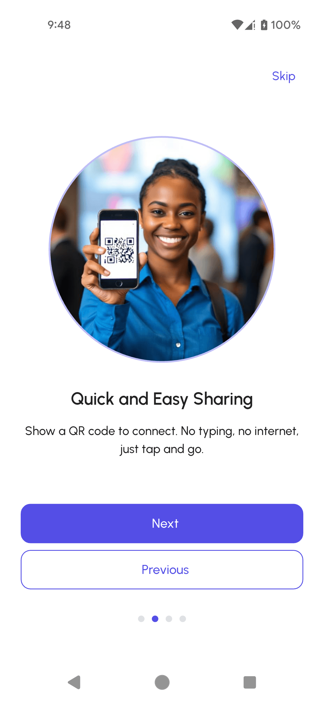 LinkUp app screen 8